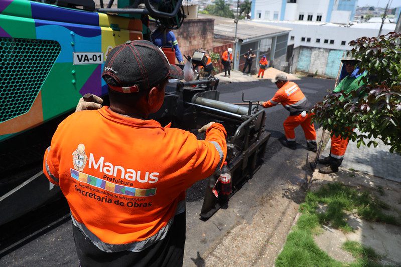 ‘Asfalta Manaus’ Contempla duas Novas Ruas no Dom Pedro