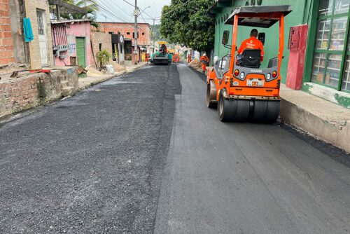 Serviço de Recapeamento na Comunidade União da Vitória