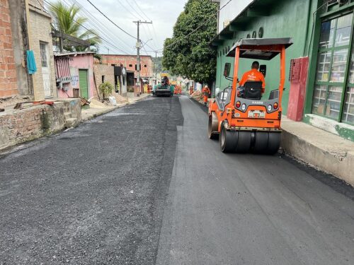 Serviço de Recapeamento na Comunidade União da Vitória