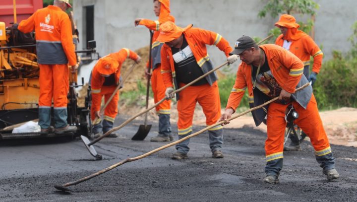 Abandonado há anos, Parque Riachuelo começa a receber obras do ‘Asfalta Manaus’ da prefeitura