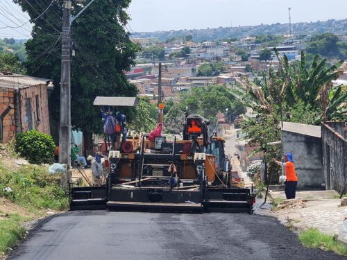 Comunidade Nossa Senhora de Fátima recebe obras de infraestrutura da Prefeitura de Manaus
