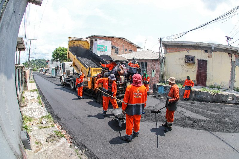 Prefeitura de Manaus avança com serviços de infraestrutura no bairro União da Vitória