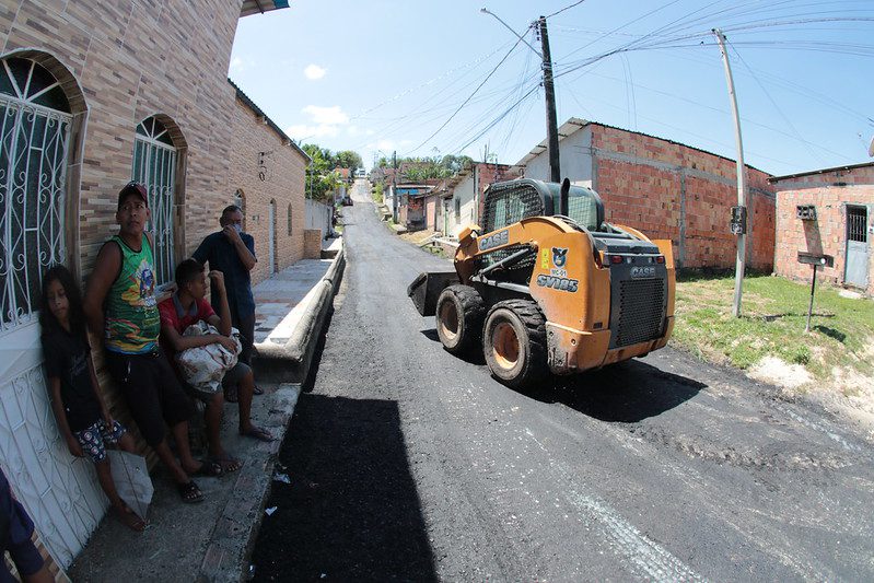 Prefeitura de Manaus conclui mais um serviço de infraestrutura na comunidade Aliança com Deus