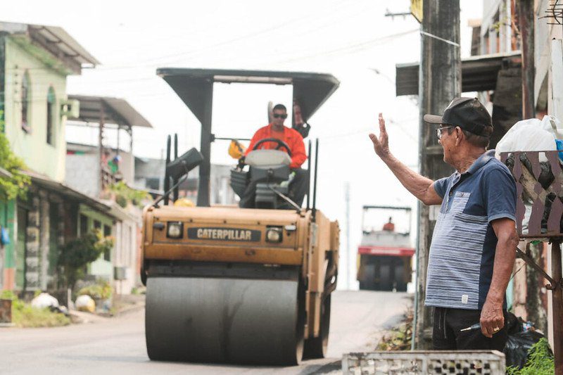 Prefeitura de Manaus leva infraestrutura para a avenida Praia da Ponta Negra, na comunidade Parque Riachuelo