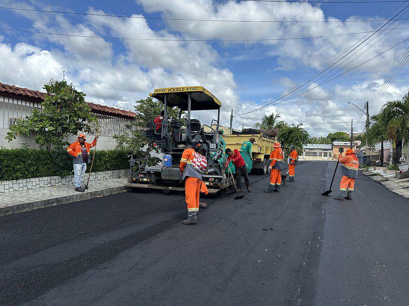 Prefeitura de Manaus conclui mais ruas no bairro Planalto