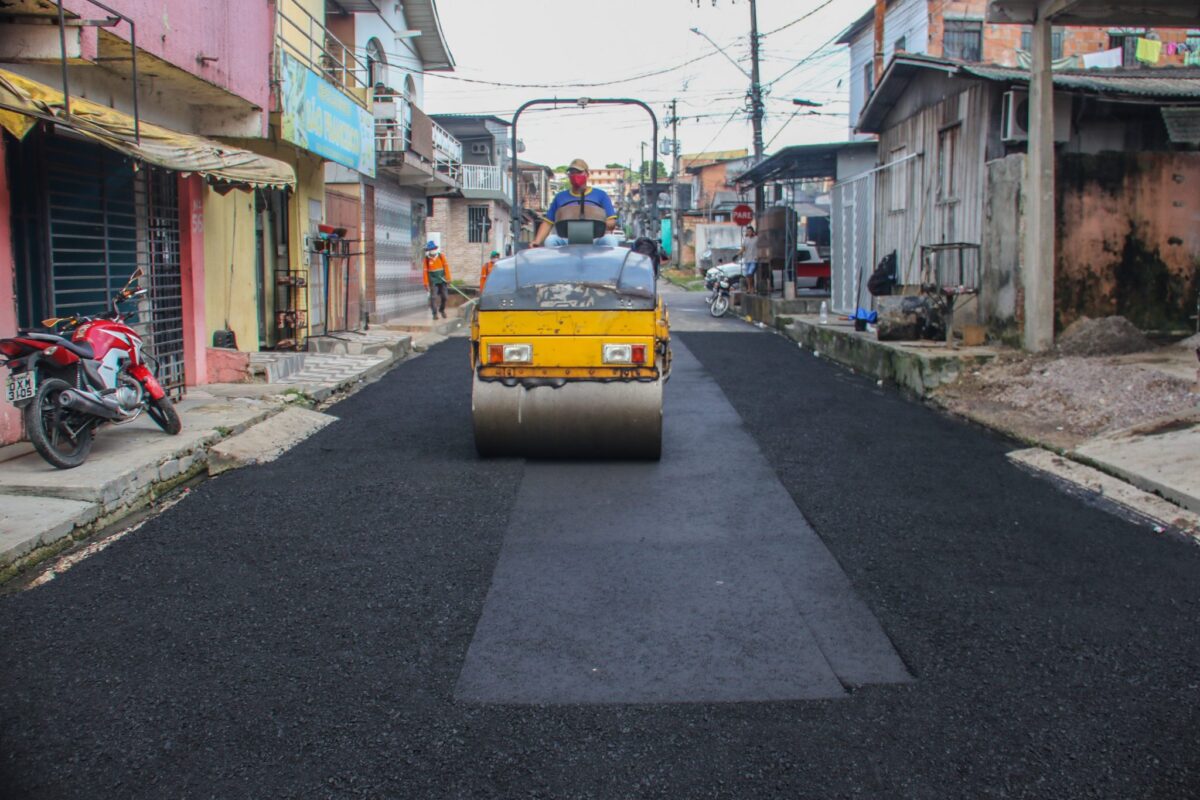 Prefeitura de Manaus anuncia retomada dos trabalhos de recuperação de vias no bairro Japiim