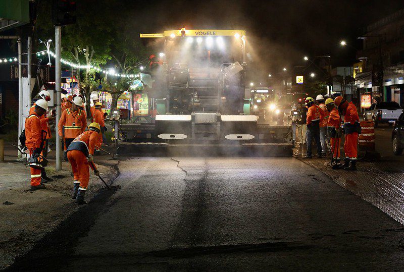 Principal Av. do Alvorada Recebe 1.310 Toneladas de Asfalto