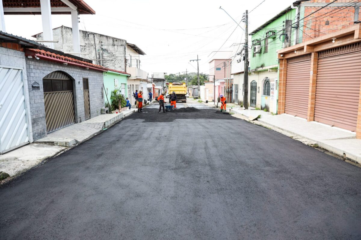 Prefeitura de Manaus implanta infraestrutura nas ruas do bairro Cidade Nova, após 20 anos sem manutenção