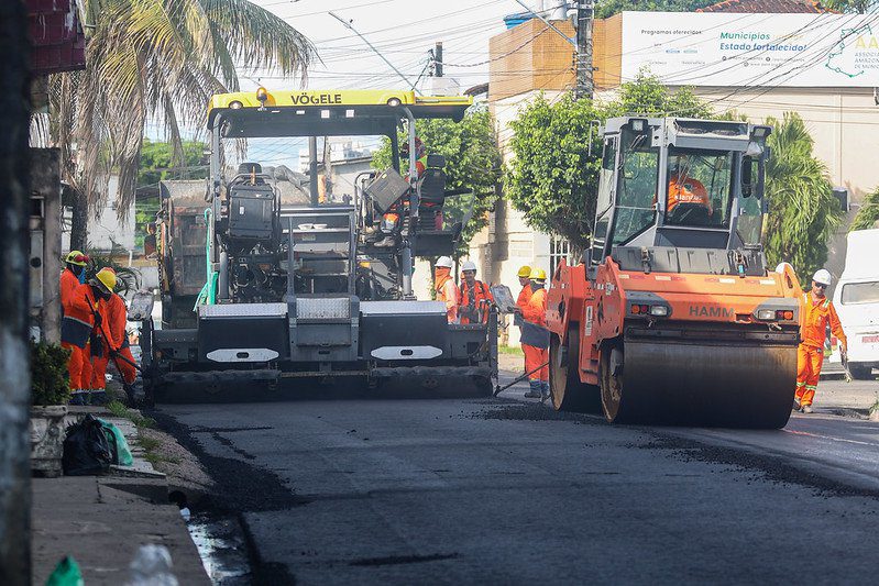 ‘Asfalta Manaus’ recapeou mais de cem vias no bairro Parque 10 de Novembro