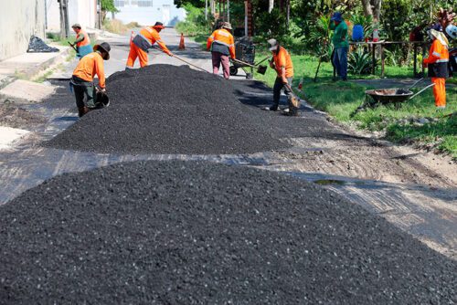 Obras de infraestrutura no bairro Cidade Nova