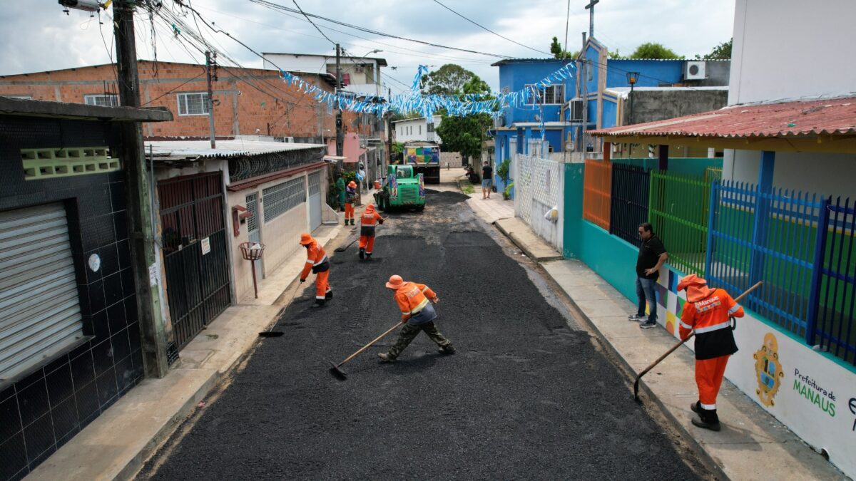 Recapeamento em Novo Trecho de 600 Metros no Bairro Compensa