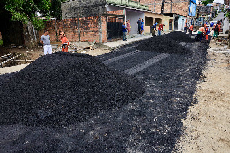 Ponte em rua do bairro São José é reconstruída pela prefeitura