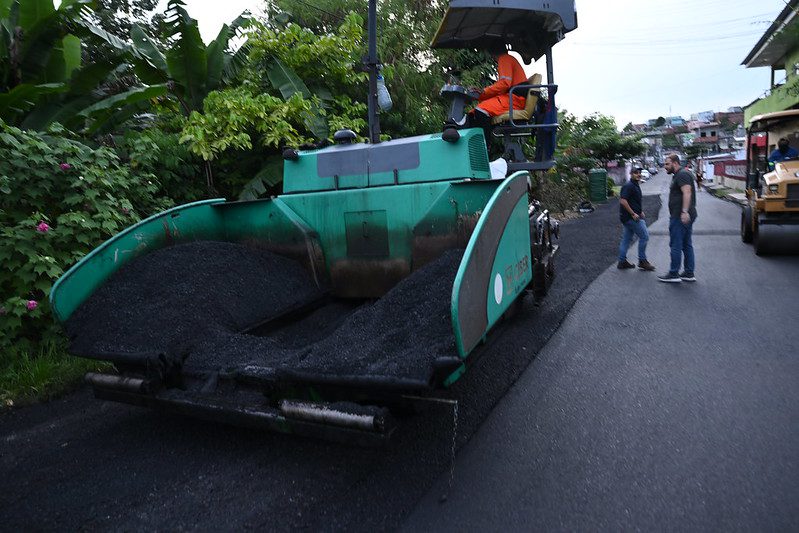 Prefeitura lança nova fase do ‘Asfalta Manaus’ com ações em três zonas da capital