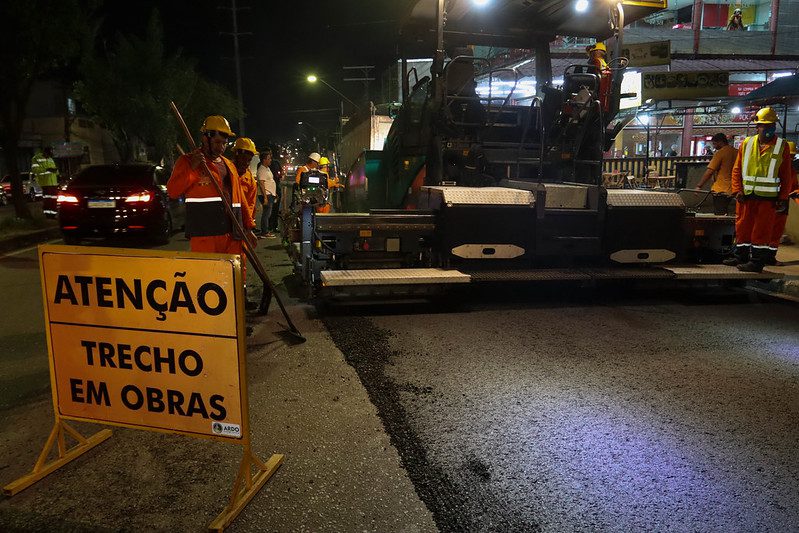 Inicia recapeamento da avenida Autaz Mirim na zona Leste