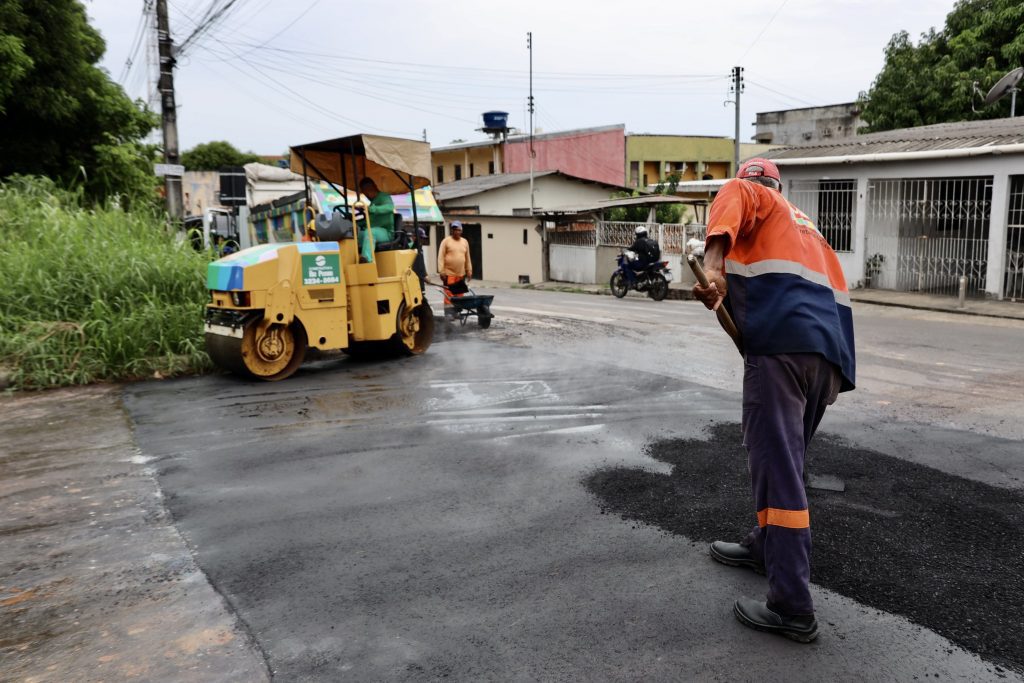 manutenção asfáltica da prefeitura alcança mais de 100 ruas